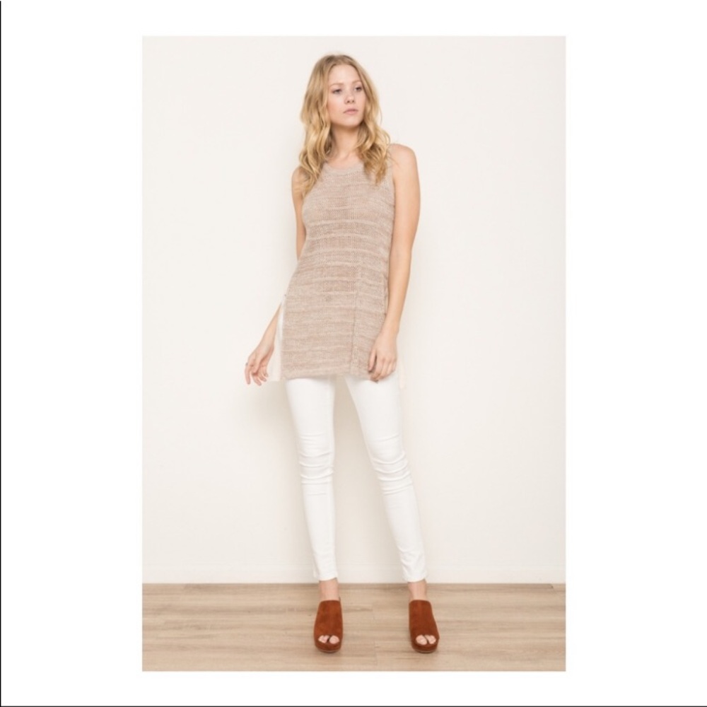 🎉FABULOUS 🎉 Mystree Woven Sleeveless Sweater - Picture 5 of 6